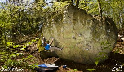 Ixi climbing on the Egg